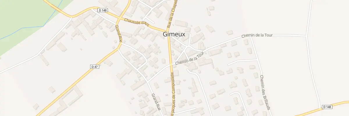 Plan du 2 Rue de la Fontaine à Gimeux
