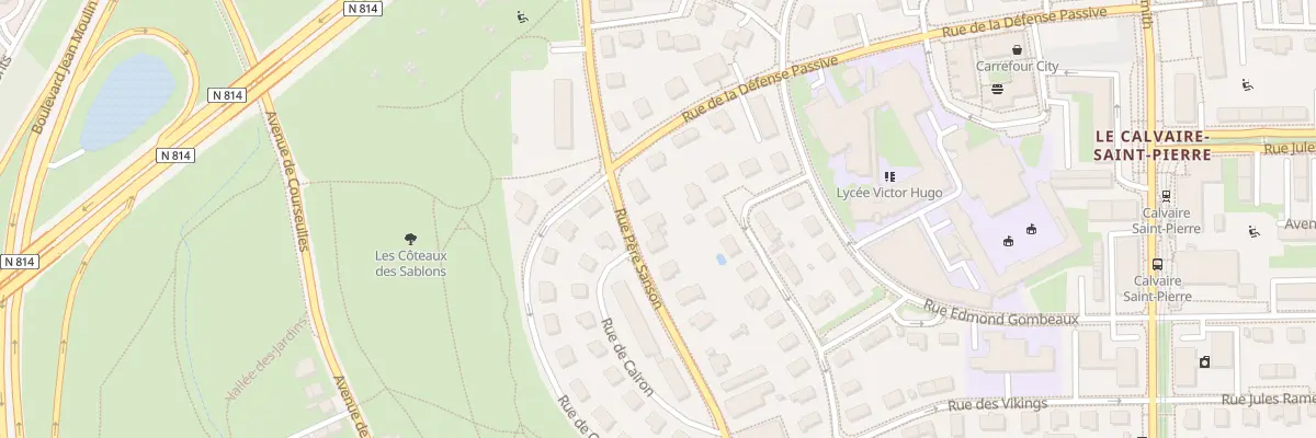 Plan du 26 Rue Père Sanson à Caen