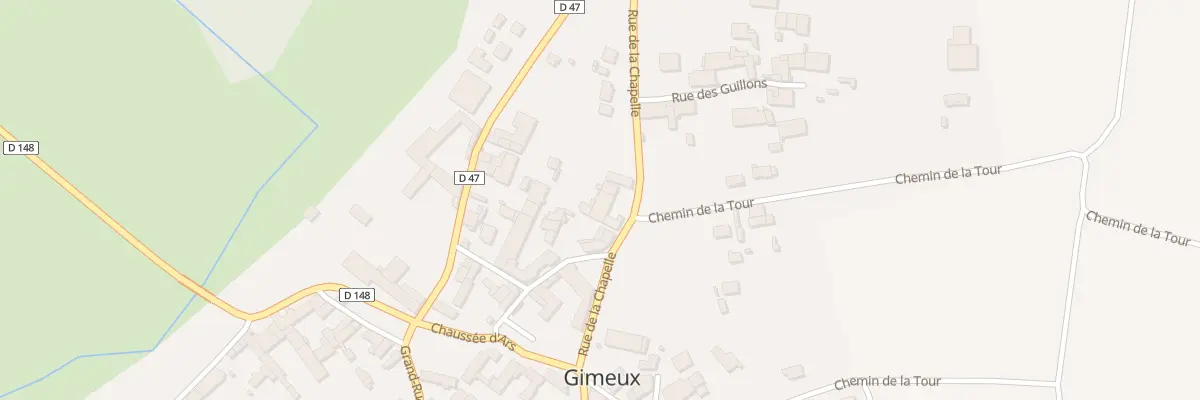 Plan du 4 Rue de la Chapelle à Gimeux