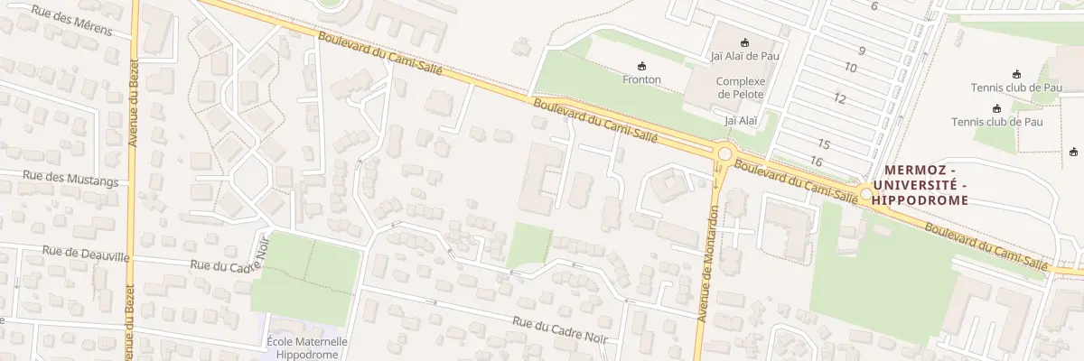 Plan du 391 Bd du Cami Salie à Pau