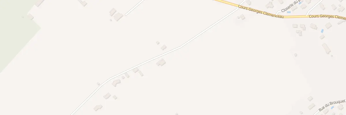 Plan du 1645F Brouillous à Podensac