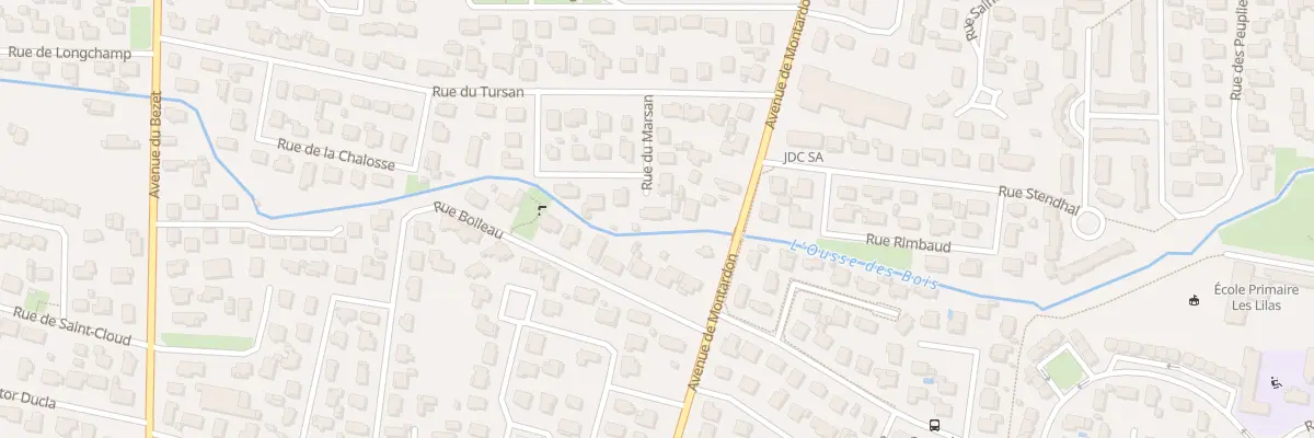 Plan du 7B Rue du Marsan à Pau