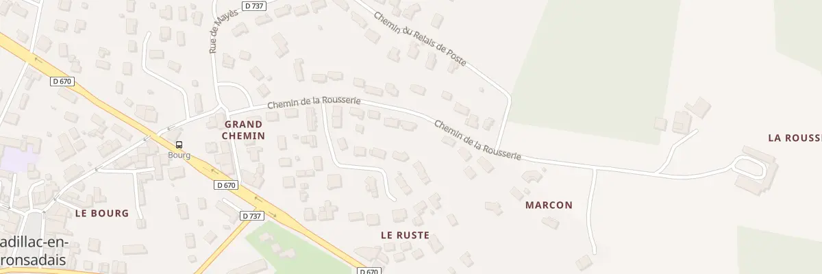 Plan du 19 Che de la Rousserie à Cadillac-en-Fronsadais