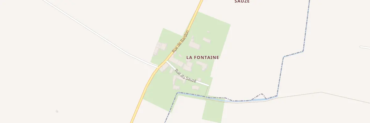 Plan du 1 Rue de Sauze à Courcerac