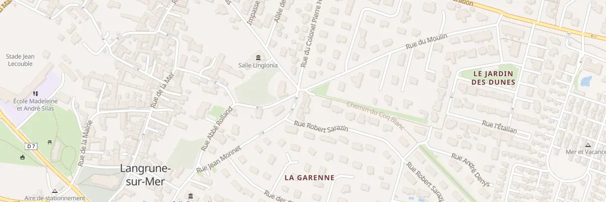 Plan du 12 Rue Jean Monnet à Langrune-sur-Mer