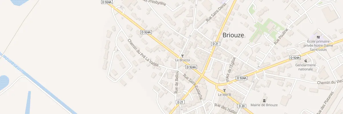 Plan du 19 Rue du Doc Petit à Briouze