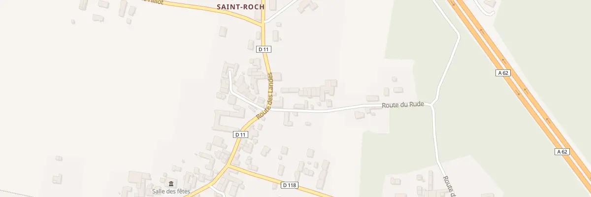 Plan du 36 Rte du Rude à Illats