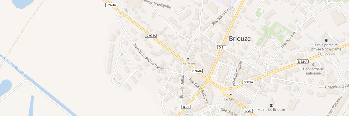 Plan du 21 Rue du Doc Petit à Briouze