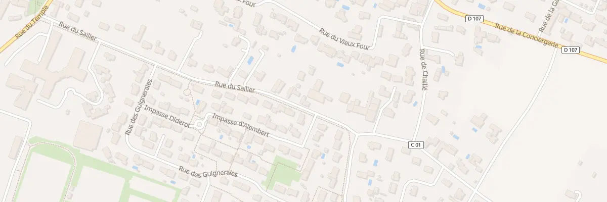 Plan du 89 Rue du Sailier à Chauray