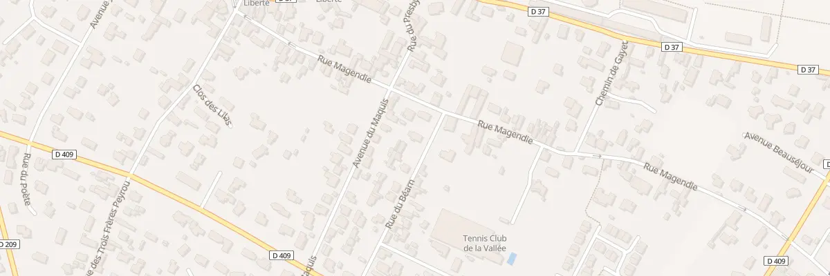 Plan du 4 Rue du Béarn à Gelos