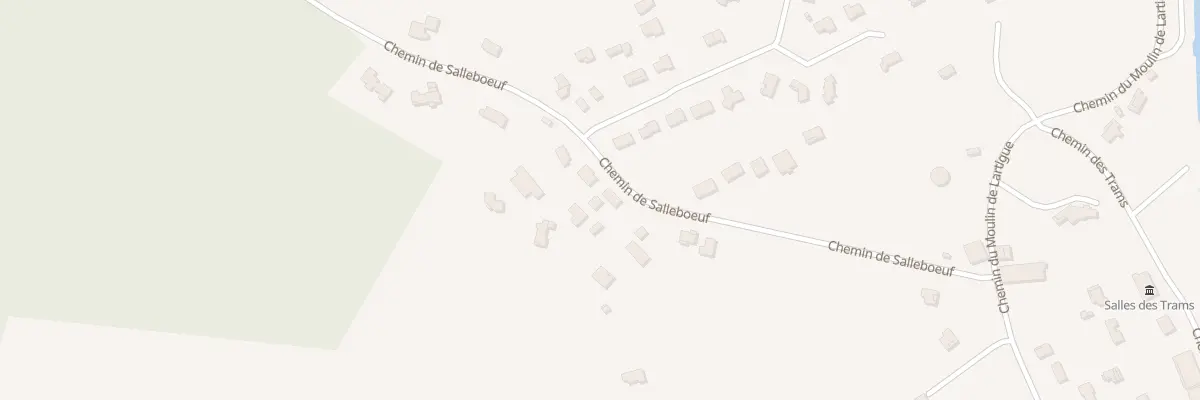 Plan du 24 Che de Salleboeuf à Camarsac