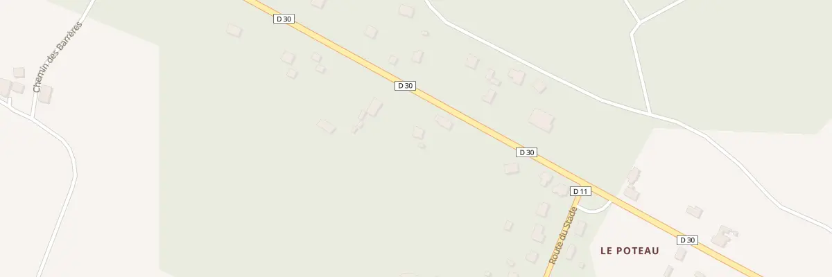 Plan du 243 Rte de Mont de Marsan à Maurrin