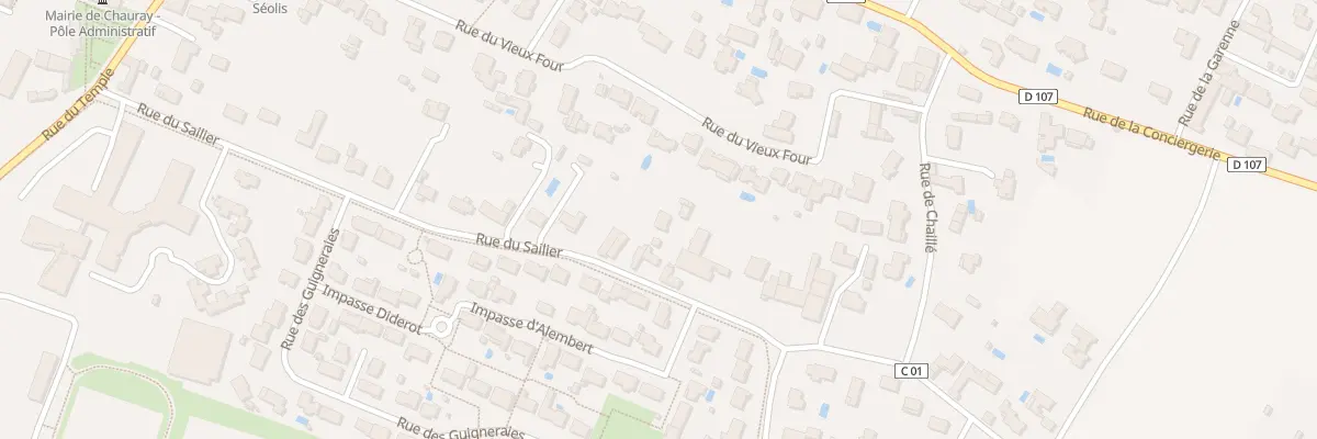 Plan du 87 Rue du Sailier à Chauray