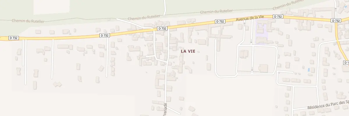 Plan du 5023 Rue de la Frenade à Merpins