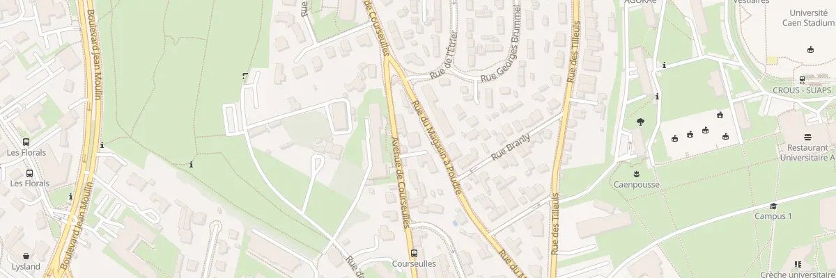 Plan du 40 Av de Courseulles à Caen