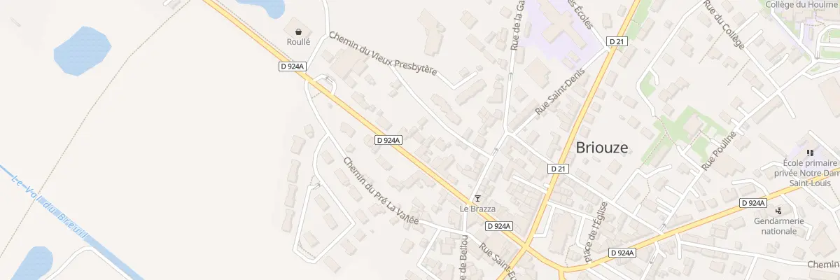 Plan du 36 Rue du Doc Petit à Briouze