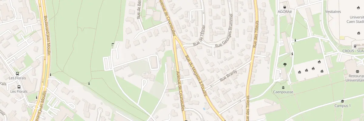 Plan du 48 Av de Courseulles à Caen