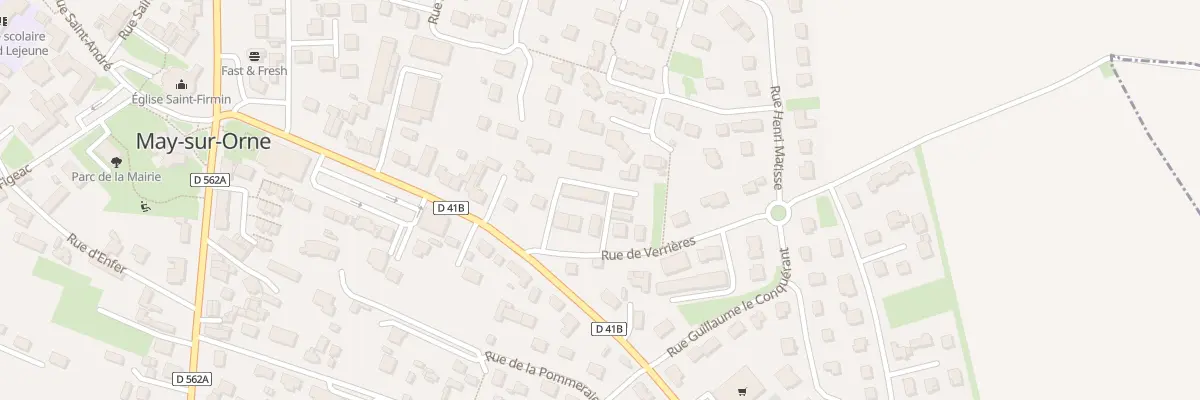Plan du 5A Rue de Verrieres -May-Sur-Orne à Saint-Martin-de-May