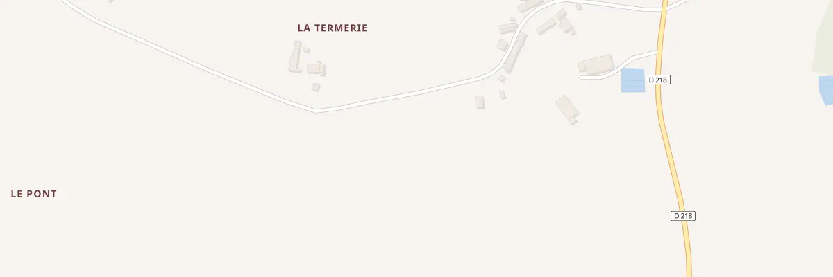 Plan du 259 La Tardiviere à Madré
