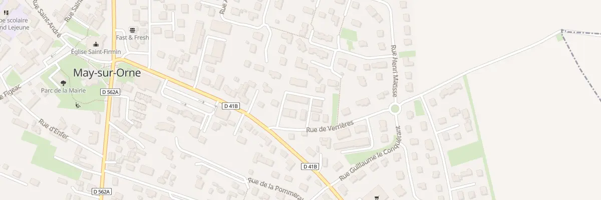 Plan du 5B Rue de Verrieres -May-Sur-Orne à Saint-Martin-de-May