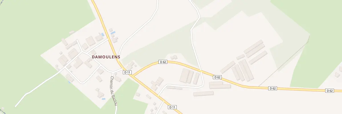 Plan du 994 Rte de Damoulens à Bahus-Soubiran
