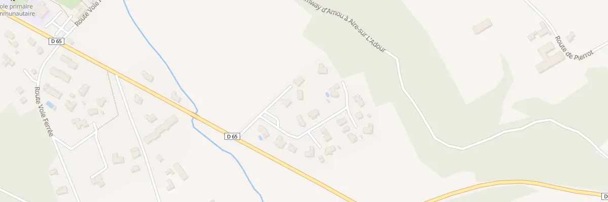 Plan du 2 Lot Communal Les Vergnes à Eugénie-les-Bains