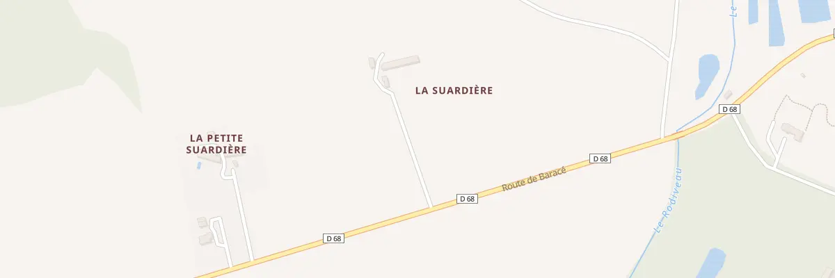 Plan du 1 La Suardière à Baracé