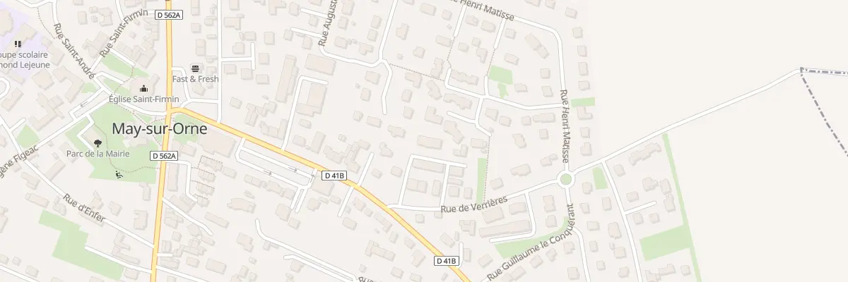 Plan du 5E Rue de Verrieres -May-Sur-Orne à Saint-Martin-de-May
