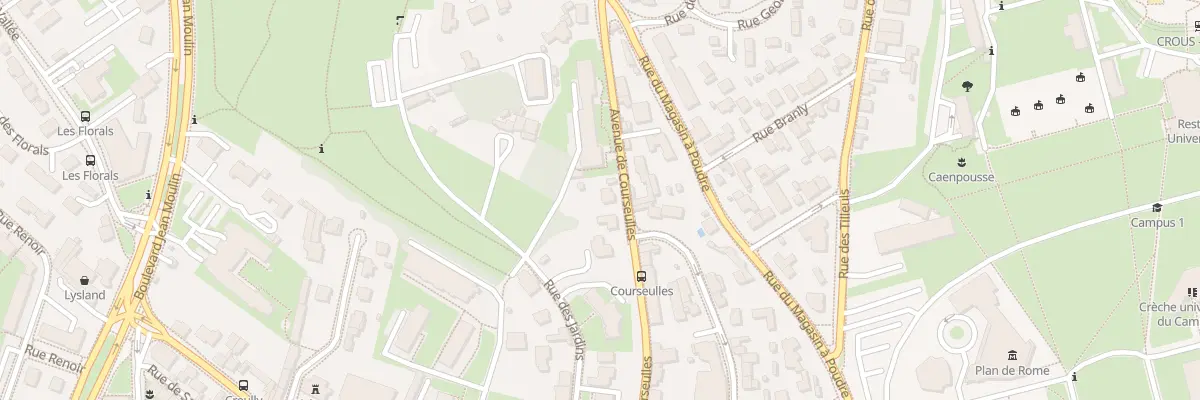Plan du 33 Av de Courseulles à Caen