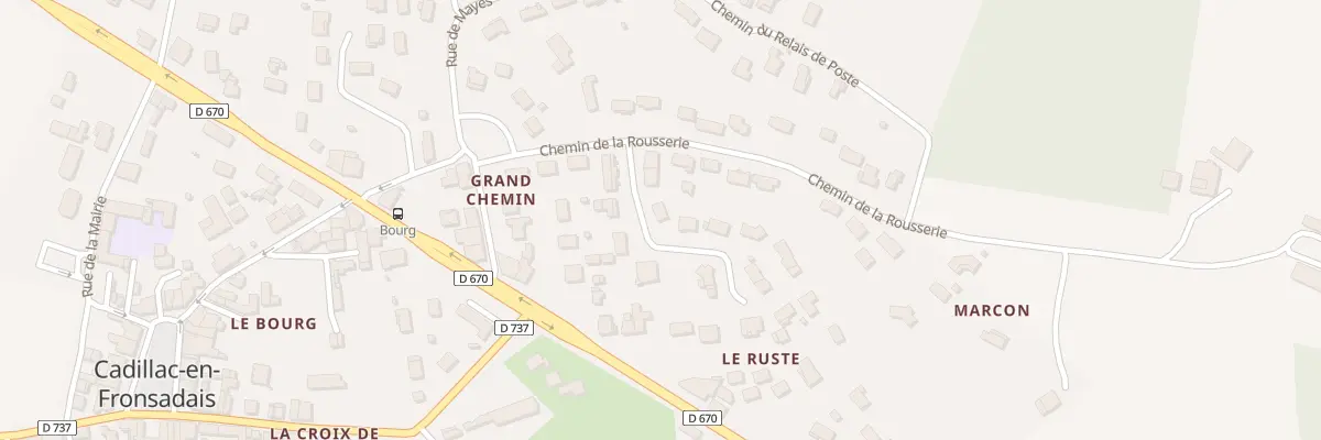 Plan du 4 Imp du Ruste à Cadillac-en-Fronsadais