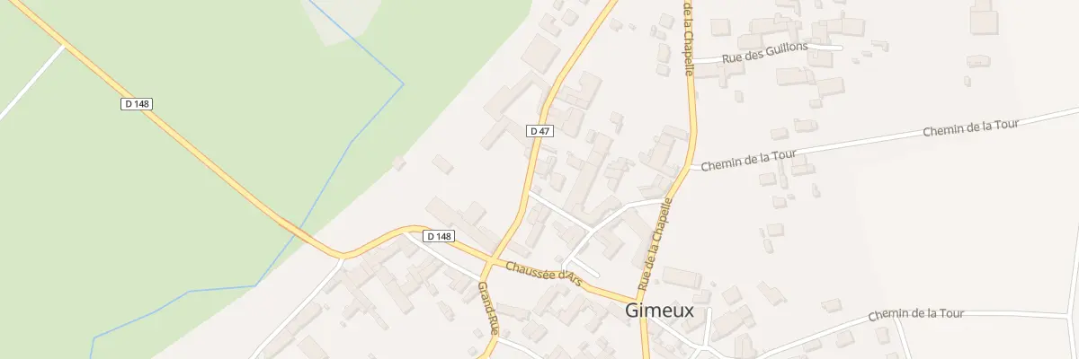 Plan du 2 Rue de la Cass à Gimeux
