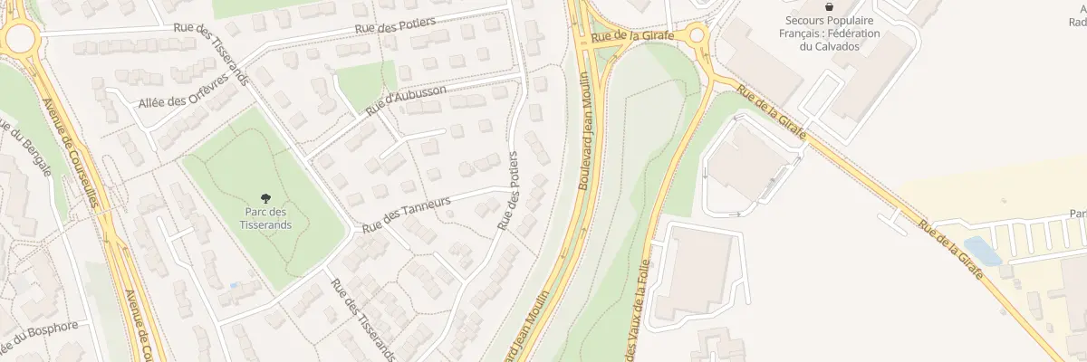 Plan du 41 Rue des Potiers à Caen