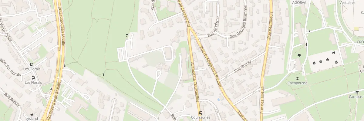 Plan du 39 Av de Courseulles à Caen