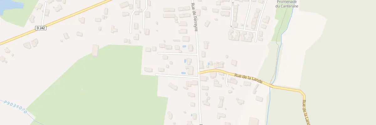 Plan du 51 Rue de Ferreyre à Izon