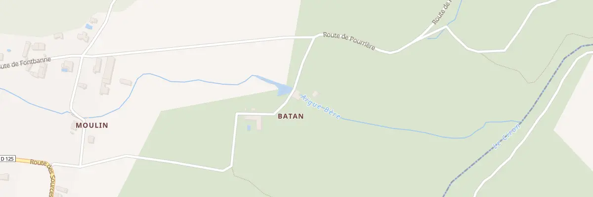 Plan du 1 Batan à Budos