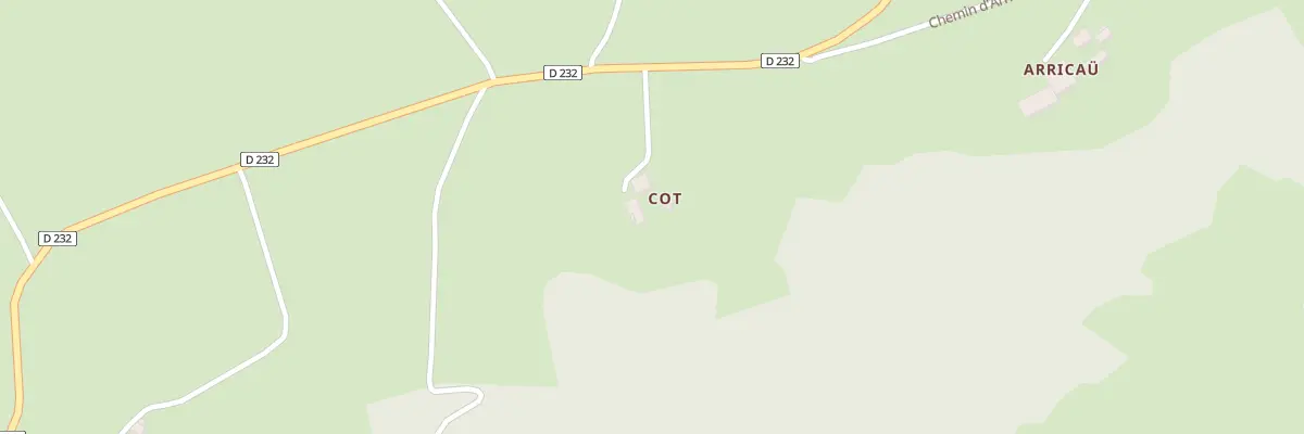 Plan du 14 Rte de Bescat et Mifaget à Sainte-Colome