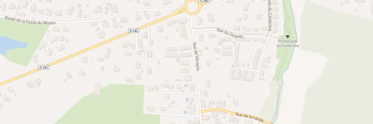 Plan du 27 Rue de Ferreyre à Izon