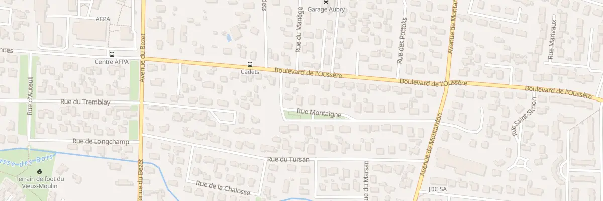 Plan du 24 Rue Montaigne à Pau
