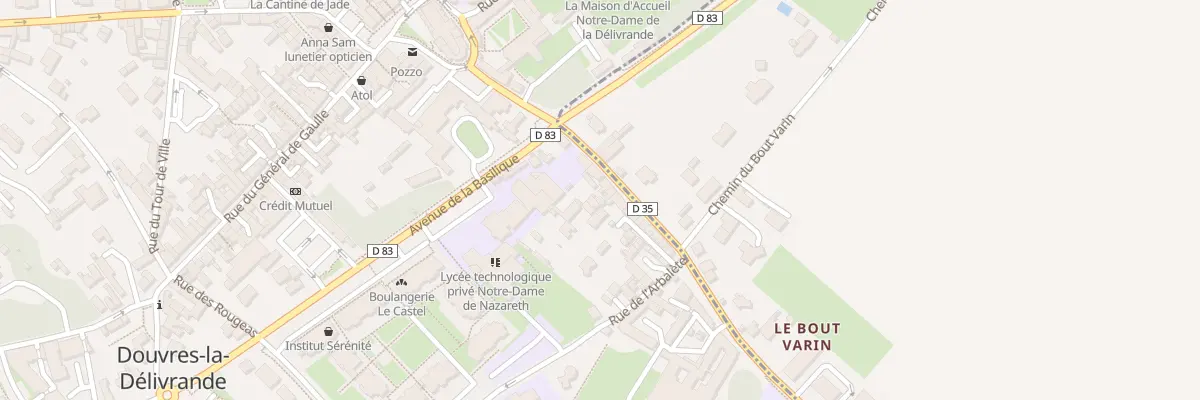 Plan du 10E Rue du Bout Varin à Douvres-la-Délivrande
