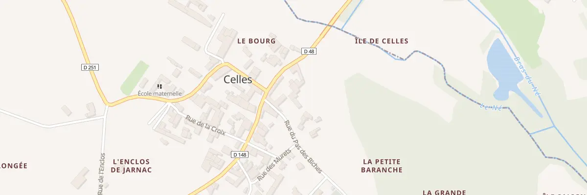 Plan du 15 Rue Saint Christophe à Celles