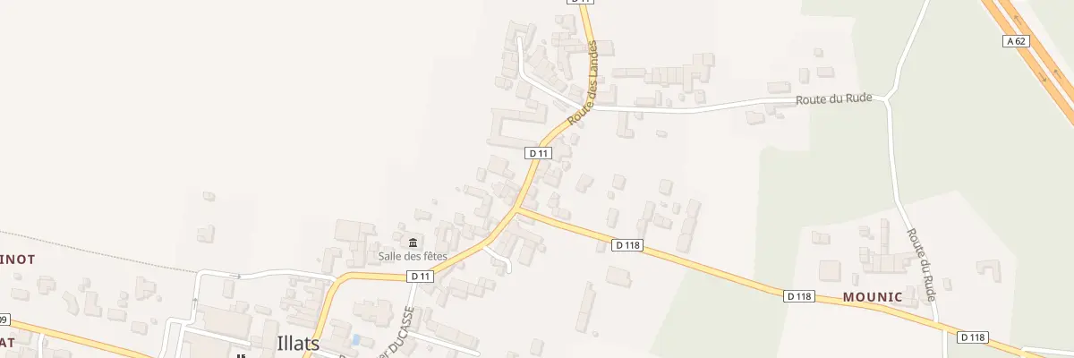 Plan du 374 Le Bourg à Illats