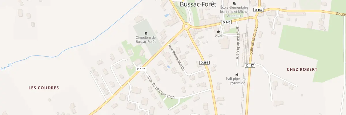 Plan du 6 Rue Pierre Martin à Bussac-Forêt