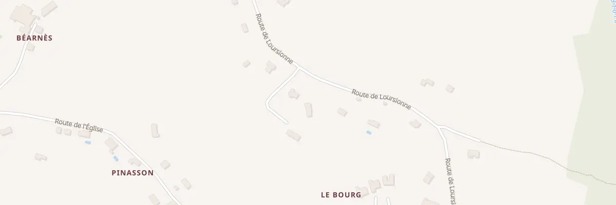 Plan du 10B Loursionne à Saint-Genès-de-Lombaud