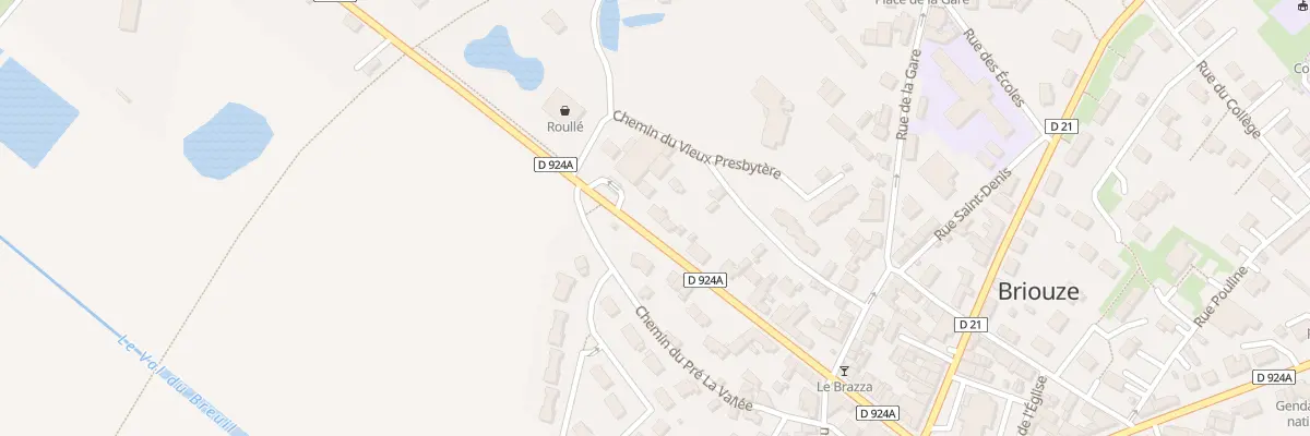Plan du 44 Rue du Doc Petit à Briouze