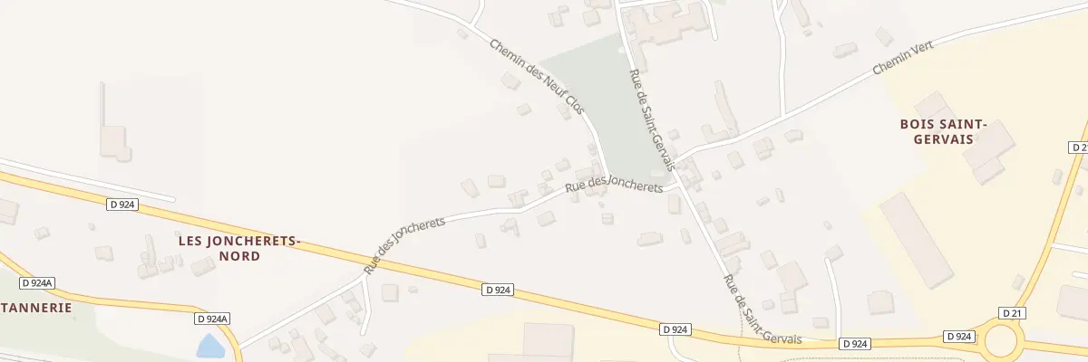 Plan du 8 Rue des Joncherets à Briouze