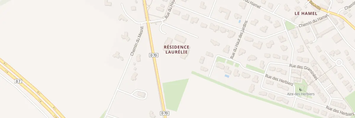 Plan du 2 Rue du Haut des Jardins à Mathieu