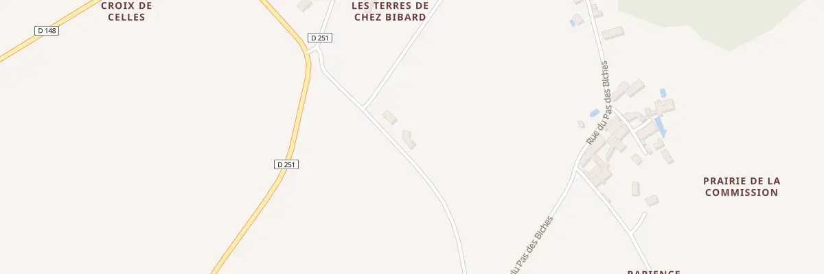 Plan du 5119 Les Terres de chez Bibard à Celles