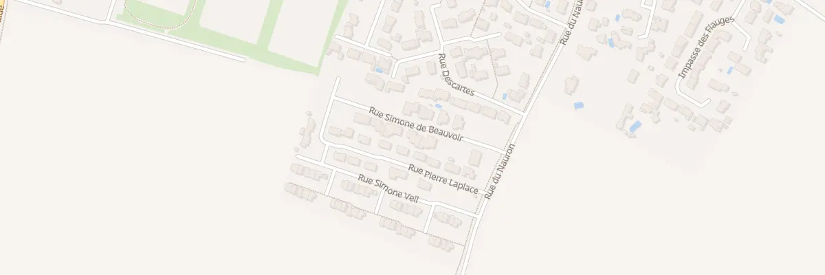Plan du 21 Rue Simone De Beauvoir à Chauray