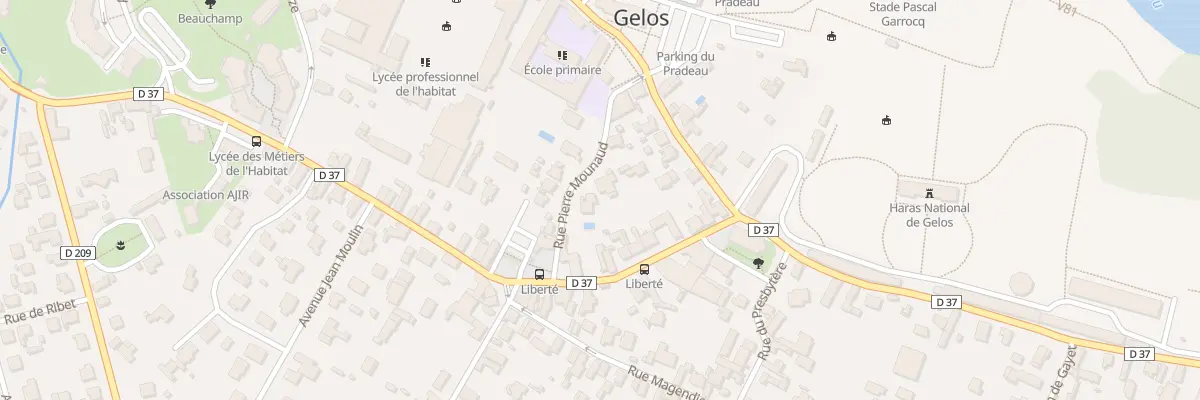 Plan du 51 Rue Louis Barthou à Gelos