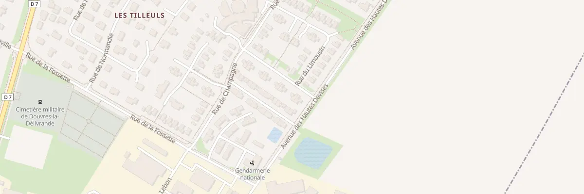 Plan du 14 Rue des Ardennes à Douvres-la-Délivrande